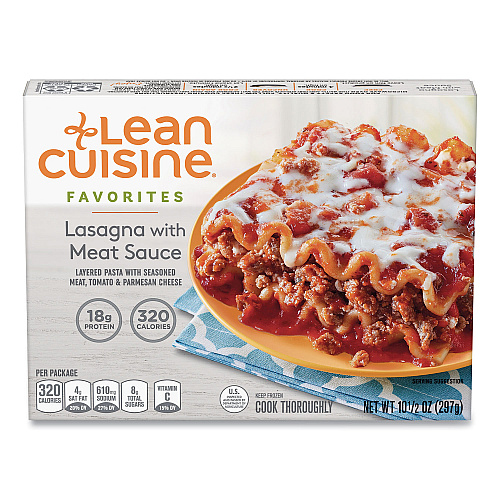 Lean Cuisine Favorites Lasagna with Meat Sauce, 10.5 oz Box, 3 Boxes/Pack (90300127)