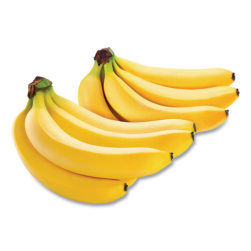 National Brand Fresh Organic Bananas, 6 lbs, 2 Bundles/Pack (90000107)