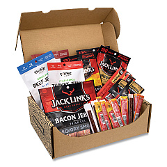 Snack Box Pros Big Beef Jerky Box, 29 Assorted Snacks (700S0020)