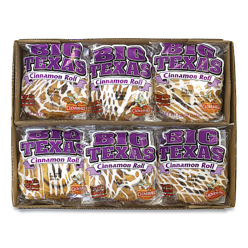 Cloverhill Bakery Big Texas Cinnamon Roll, 4 oz, 12/Box (90000135)