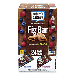 Nature's Bakery Fig Bars Variety Pack, 2 oz Twin Pack, 24 Twin Packs/Box (90000151)