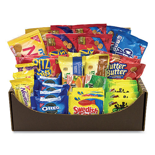 Snack Box Pros Snack Treats Variety Care Package, 40 Assorted Snacks (70000037)