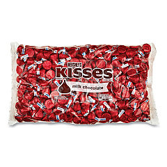 Hershey's KISSES, Milk Chocolate, Red Wrappers, 66.7 oz Bag (24600083)