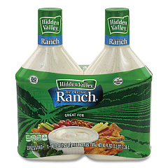 Hidden Valley Original Ranch Dressing, 40 oz Bottle, 2 Bottles/Pack (90000027)