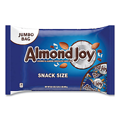 Almond Joy Snack Size Candy Bars, 20.1 oz Bag (24600348)