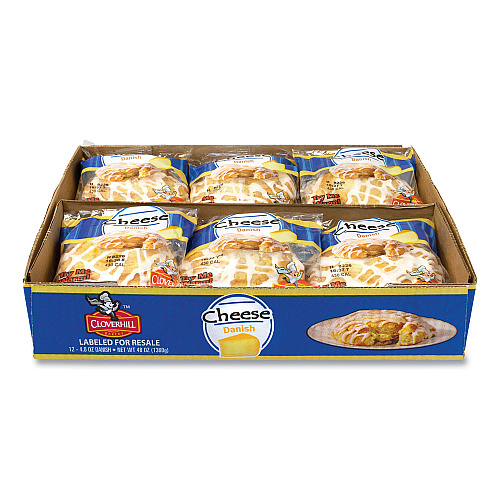 Cloverhill Bakery Cheese Danish, 4 oz, 12/Box (90000172)