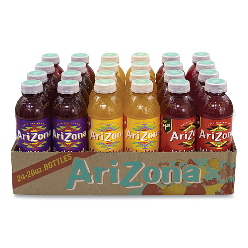 Arizona Juice Variety Pack, Fruit Punch/Mucho Mango/Watermelon, 20 oz Can, 24/Pack (90000104)
