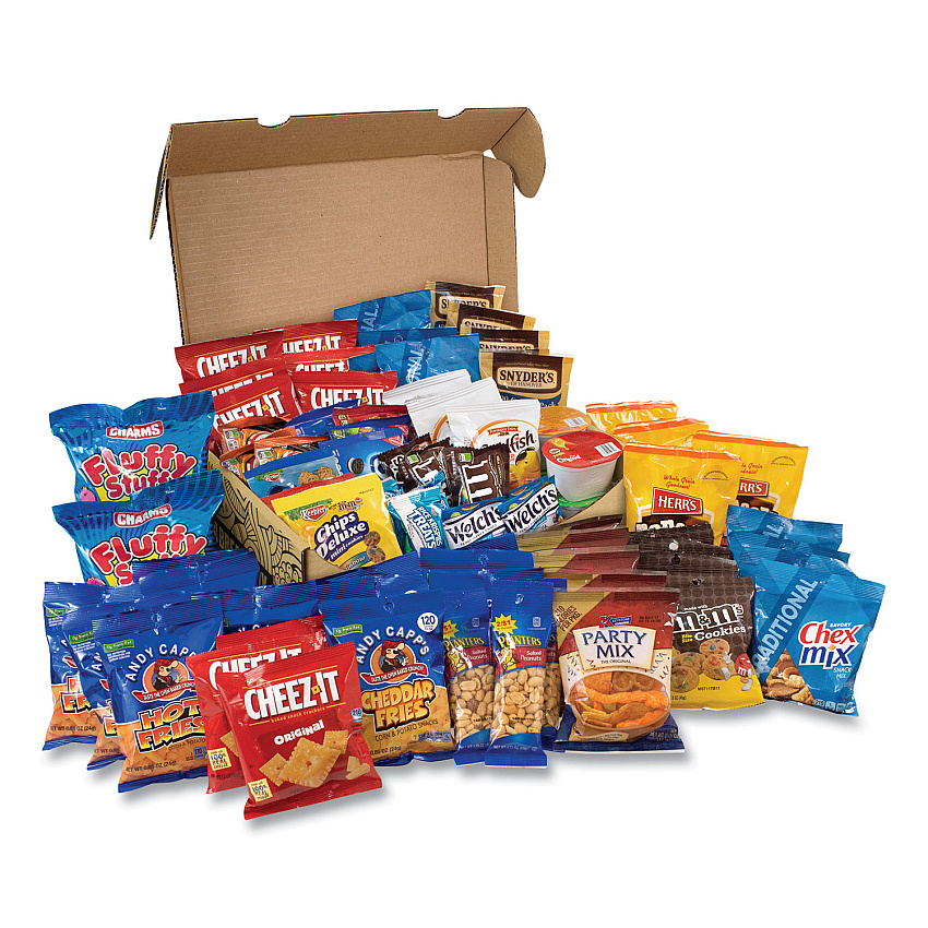 Snack Box Pros Big Party Snack Box, 75 Assorted Snacks (700S0026)