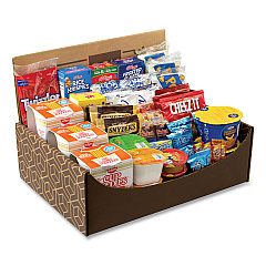 Snack Box Pros Dorm Room Survival Snack Box, 55 Assorted Snacks (70000014)