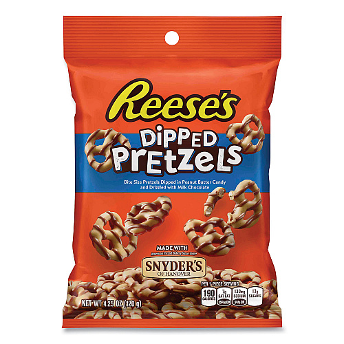 Reese's Dipped Pretzels, 4.25 oz Bag (24600288)