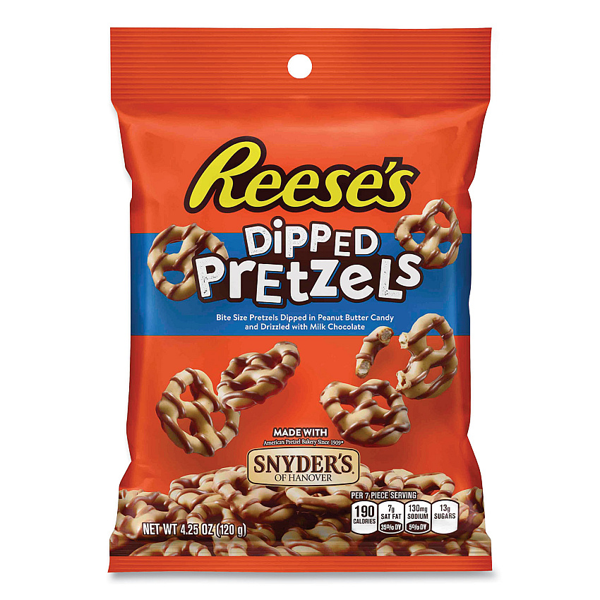 Reese's Dipped Pretzels, 4.25 oz Bag (24600288)