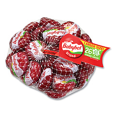 Mini Babybel Cheese Wheels, Original, 21 oz Bag, 26 Wheels/Bag (90200023)