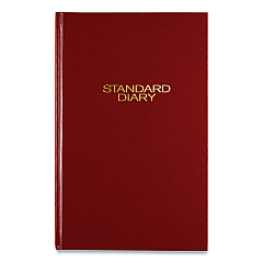 AT-A-GLANCE Standard Diary Daily Diary, 2023 Edition, Wide/Legal Rule, Red Cover, 12 x 7.75, 200 Sheets (SD37613)