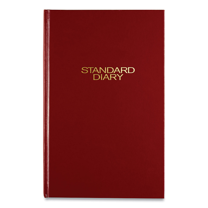 AT-A-GLANCE Standard Diary Daily Diary, 2023 Edition, Wide/Legal Rule, Red Cover, 12 x 7.75, 200 Sheets (SD37613)