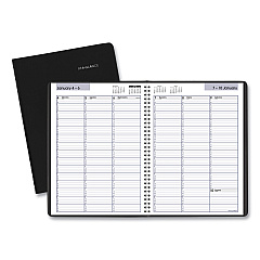 AT-A-GLANCE DayMinder Weekly Appointment Book, Vertical-Column Format, 11 x 8, Black Cover, 12-Month (Jan to Dec): 2023 (G52000)
