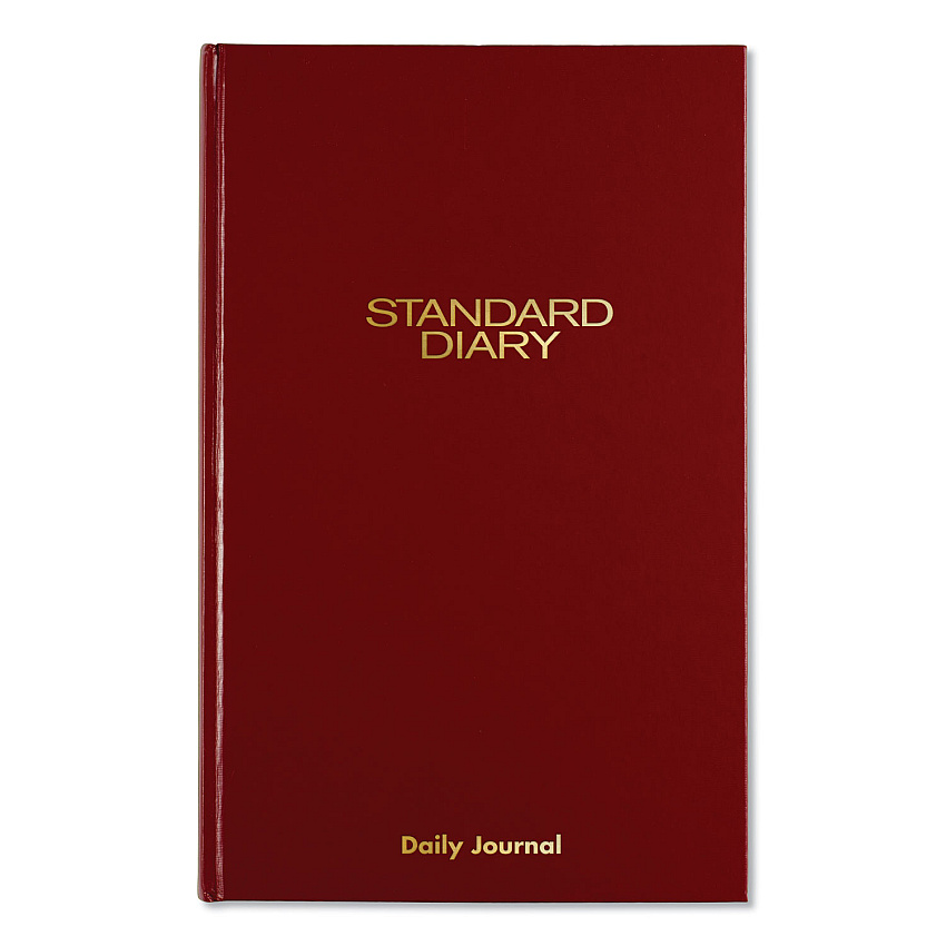 AT-A-GLANCE Standard Diary Daily Journal, 2023 Edition, Wide/Legal Rule, Red Cover, 12 x 7.75, 210 Sheets (SD37713)