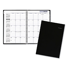 AT-A-GLANCE DayMinder Hard-Cover Monthly Planner, Ruled Blocks, 11.78 x 5, Black Cover, 14-Month (Dec to Jan): 2022 to 2024 (G470H00)