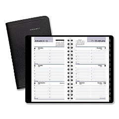 AT-A-GLANCE DayMinder Weekly Pocket Appointment Book with Telephone/Address Section, 6 x 3.5, Black Cover, 12-Month (Jan to Dec): 2023 (G25000)
