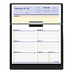 AT-A-GLANCE Flip-A-Week Desk Calendar Refill with QuickNotes, 7 x 6, White Sheets, 2023 (SW70650)