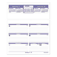 AT-A-GLANCE Flip-A-Week Desk Calendar Refill, 7 x 6, White Sheets, 2023 (SW705X50)