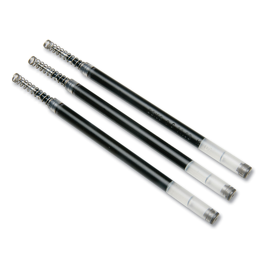 AbilityOne 7510016850103 SKILCRAFT VISTA Gel Ink Pen Refill, Bold Conical Tip, Black Ink, 3/Pack