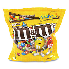 M & M's SUP Party Bag Peanut, 38 oz Bag, 2 Bags/Pack (20901304)