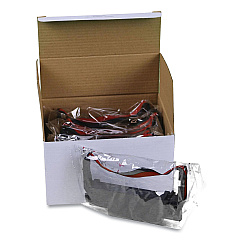 Compatible Alliance 2451 Cash Register Ribbon, Black/Red, 6/Box
