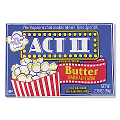 Act II Microwave Popcorn, Butter, 2.75 oz Bag, 36/Carton (GOV23223)