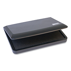 Cosco 2000 PLUS One-Color Felt Stamp Pad, #1, 4.25" x 2.75", Black (090406)
