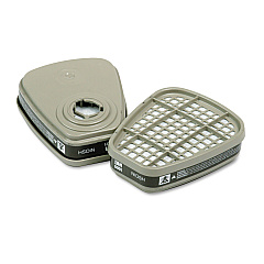 3M 6001 Respirator Cartridge for Certain Organic Vapors, 2/Pack