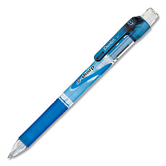 Pentel .e-Sharp Mechanical Pencil, 0.7 mm, HB (#2.5), Black Lead, Blue Barrel, Dozen (AZ127C)