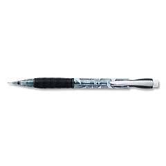 Pentel Icy Mechanical Pencil, 0.5 mm, HB (#2.5), Black Lead, Transparent Smoke Barrel, Dozen (AL25TA)