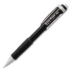 Pentel Twist-Erase III Mechanical Pencil, 0.5 mm, HB (#2.5), Black Lead, Black Barrel (QE515A)