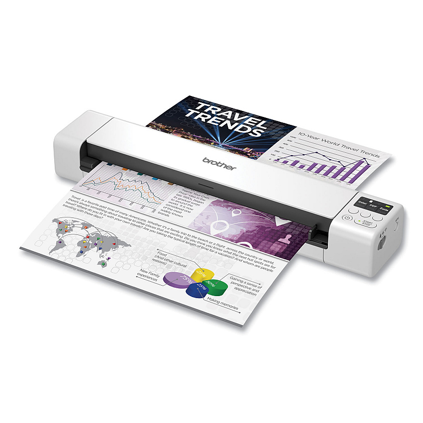 Brother DS-940DW Duplex and Wireless Compact Mobile Document Scanner