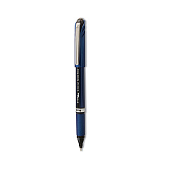 Pentel EnerGel NV Gel Pen, Stick, Fine 0.5 mm Needle Tip, Black Ink, Gray Barrel, Dozen (BLN25A)