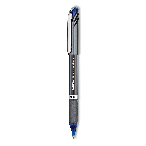 Pentel EnerGel NV Gel Pen, Stick, Bold 1 mm, Blue Ink, Blue Barrel, Dozen (BL30C)