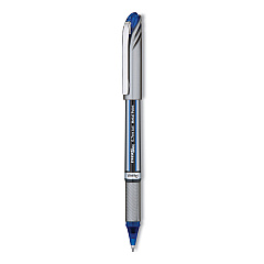 Pentel EnerGel NV Gel Pen, Stick, Medium 0.7 mm, Blue Ink, Blue Barrel, Dozen (BL27C)