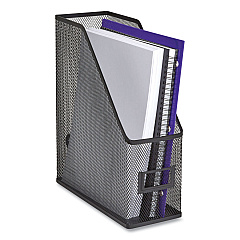 TRU RED Mesh Magazine File, 4.53 x 10.51 x 12.4, Black (24402467)