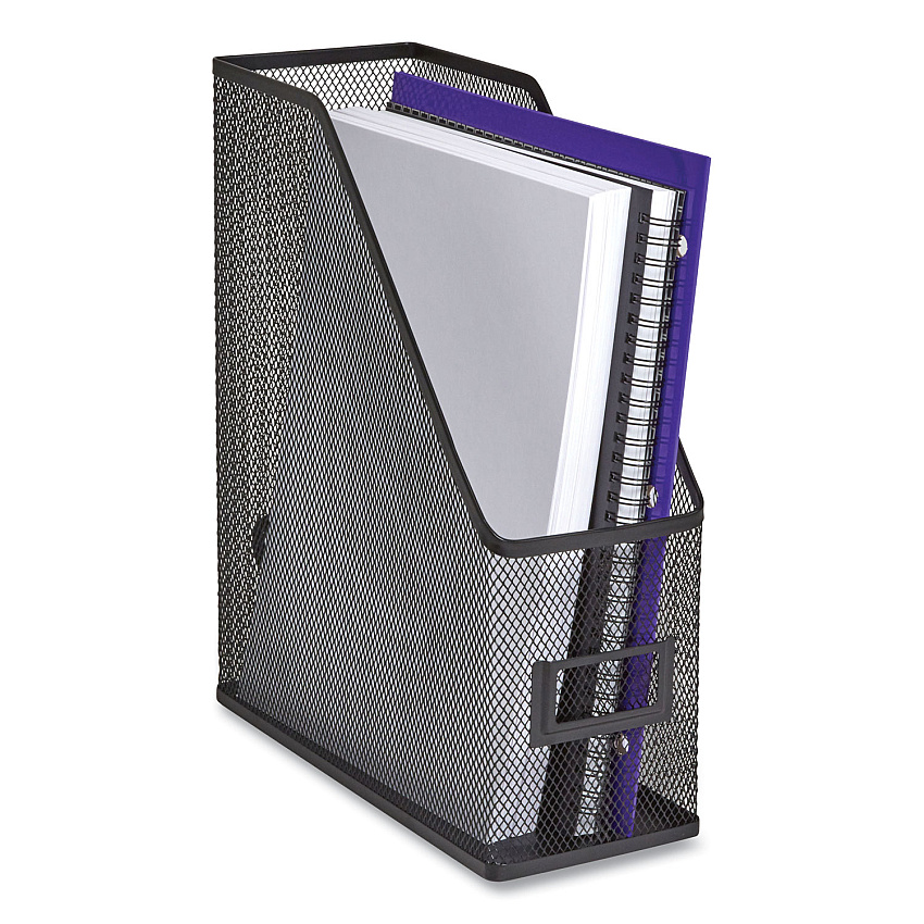 TRU RED Mesh Magazine File, 4.53 x 10.51 x 12.4, Black (24402467)