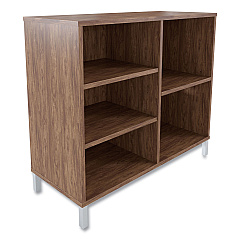Union & Scale Essentials Laminate Bookcase, Five-Shelf, 36w x 15d x 31.6h, Espresso (24398954)