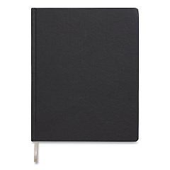 TRU RED Hardcover Business Journal, 1 Subject, Narrow Rule, Black Cover, 10 x 8, 96 Sheets (24377295)