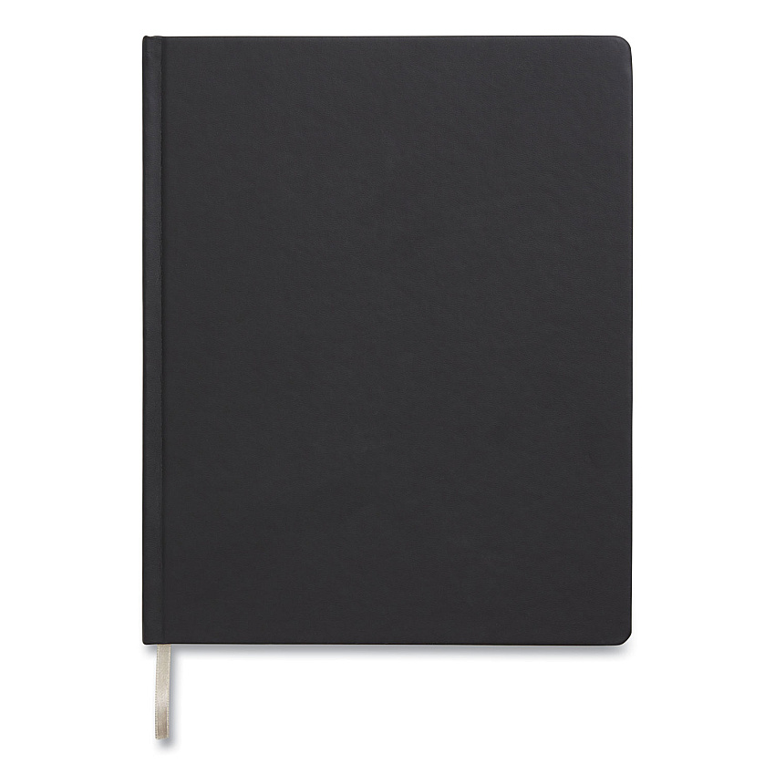 TRU RED Hardcover Business Journal, 1 Subject, Narrow Rule, Black Cover, 10 x 8, 96 Sheets (24377295)