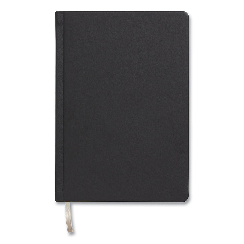 TRU RED Hardcover Business Journal, 1 Subject, Narrow Rule, Black Cover, 8 x 5.5, 96 Sheets (24377290)