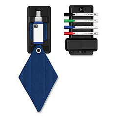 TRU RED Dry Erase Marker, Pen-Style, Fine Bullet Tip, Assorted Colors, 4/Kit (24398947)