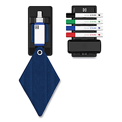 TRU RED Dry Erase Marker, Tank-Style, Medium Chisel Tip, Assorted Colors, 4/Kit (24398950)