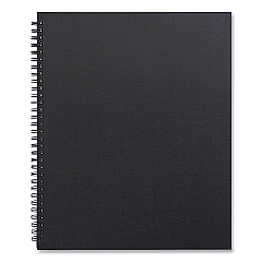 TRU RED Wirebound Soft-Cover Project-Planning Notebook, 1 Subject, Project-Management Format, Black Cover, 11 x 8.5, 80 Sheets (24377299)