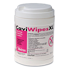 CaviWipes XL Disinfecting Towelettes, 10 x 12, Fragrance Free, 66 Wipes/Canister (MACW078150)