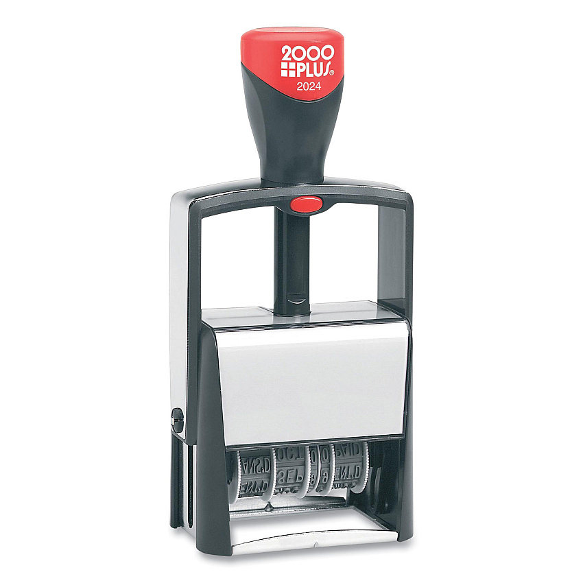COSCO 2000PLUS Classic Line Message Dater, Self-Inking, 12 Phrases, 5 Years, 1.75 x 0.25, Black (11227010173)