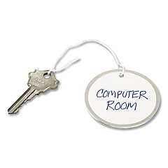 Avery Heavyweight Stock Metal Rim Tags, 2 1/4 dia, White, 500/Box (14316)