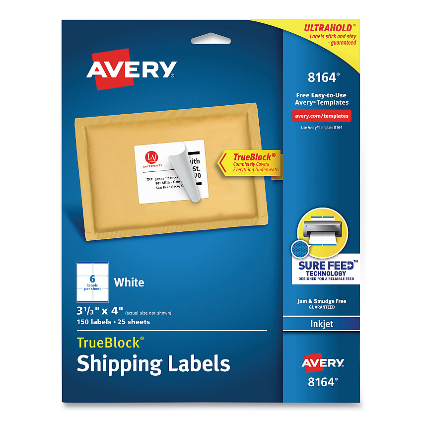 Avery 8164 Shipping Labels